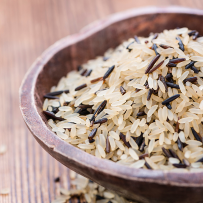 Mixed basmati rice with wild