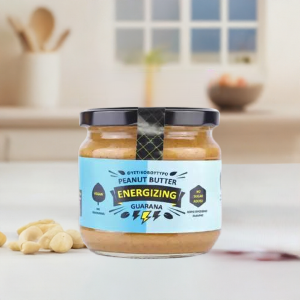 Beurre de cacahuète au guarana (modifié_4) | Épicerie Bakalokarpos