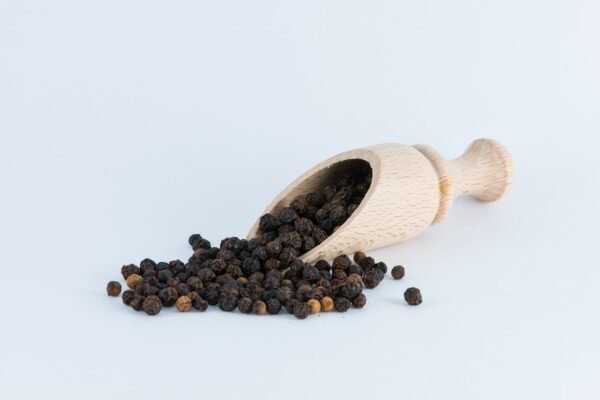 whole black pepper