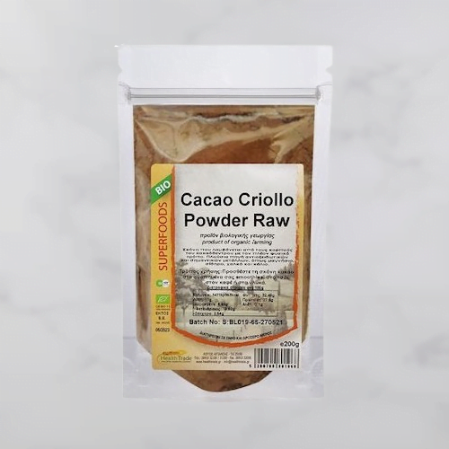 Cacao crudo biologico in polvere