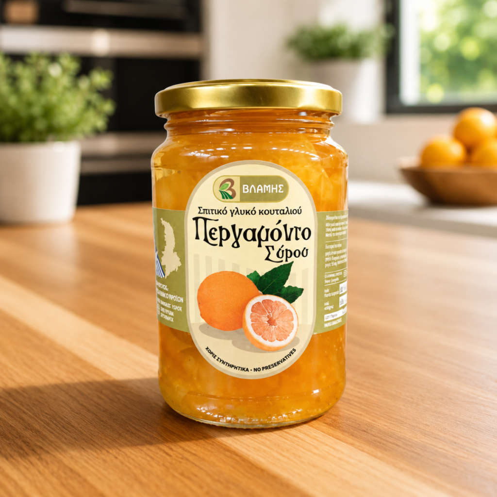 Σπιτικό Γλυκό του Κουταλιού Περγαμόντο
