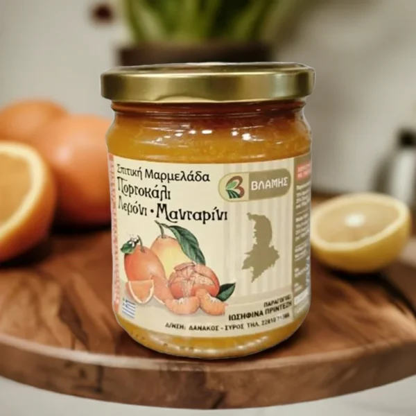 Marmelade d'orange, de citron et de mandarine maison