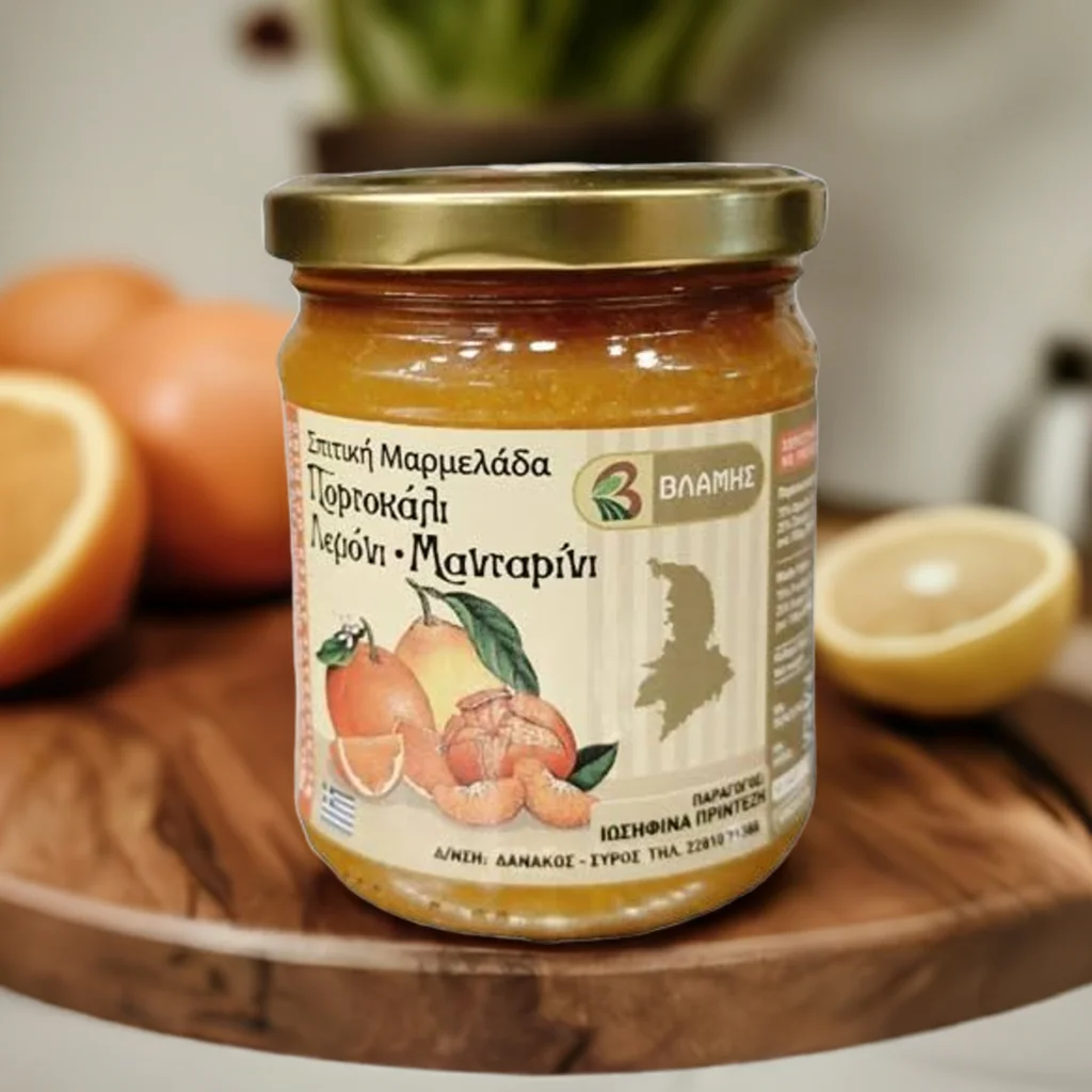 Marmelade-Orange-Citron-Mandarine-édité_2 | Épicerie Bakalokarpos