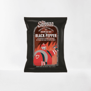 Chips artisanales au sel de mer et au poivre noir