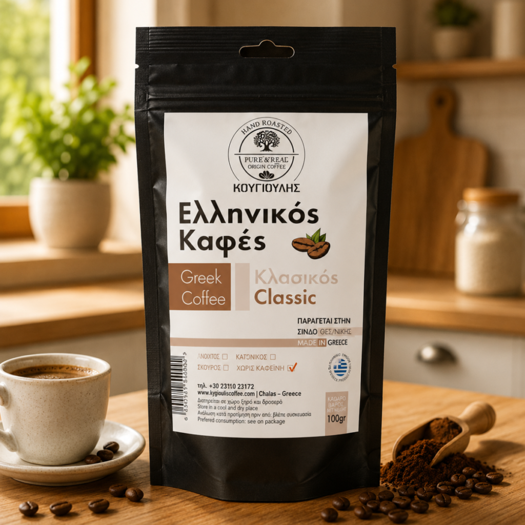Ελληνικός Καφές χωρίς καφεΐνη