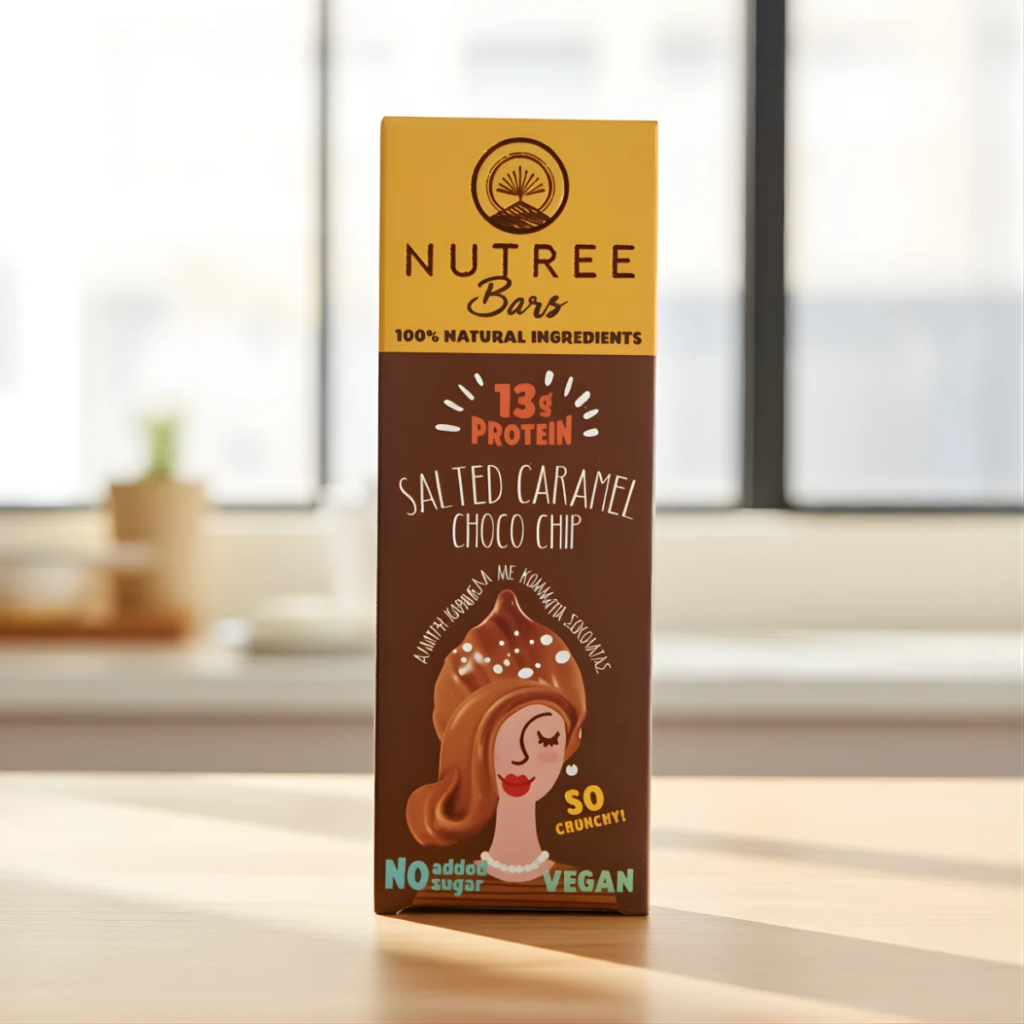 Μπάρα salted caramel choco chip Nutree