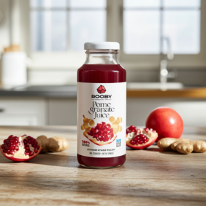 Jus de grenade naturel au gingembre