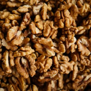 Crumbed walnuts raw