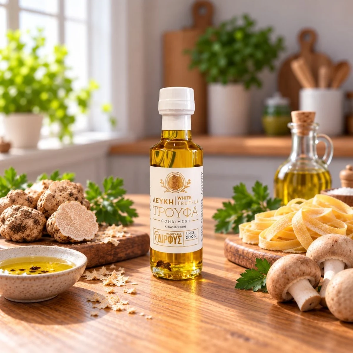 Huile de truffe blanche